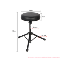Tabouret réglable en cuir robuste pour batteurs et spectacles en direct – Vente en gros usine