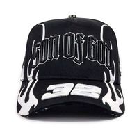 Casquettes Hot Sel Baez à visière incurvée, logo brodé 3D tendance, qualité G5, 5 panneaux, boucle métallique, motif léopard, respirantes et imperméables