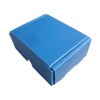 Boîte en plastique ondulé PP sur mesure 2m*1.5m 3mm 500gsm, bac de stockage creux avec insert de séparation pour emballage industriel