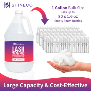 <strong>Lash</strong> Eyelash Large Eye Shampoo <strong>Cleanser</strong> Concentrate Foam <strong>Extension</strong> Cleaner Cleansing Bath Wash Sachet Concertrate Scented - Product Image 2