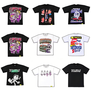 Offre Spéciale T-shirts pour Hommes 'C'est vraiment beaucoup de sirop de couvache', Coupe Ample et Décontractée, Qualité Supérieure, Impression Cannable, Coupe Oversize - Product Image 1