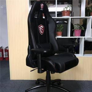 Chaise de jeu ergonomique avec logo brodé personnalisé en gros, siège confortable, accoudoirs 4D en acier, chaise de jeu PC, chaises de jeu - Product Image 2