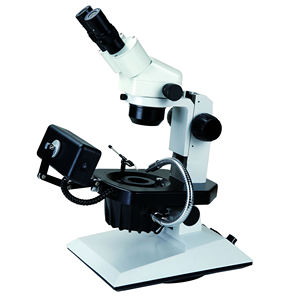 Darkfield 부착을 가진 ASZ-ZB2 10X-40X 다이아몬드/보석/Gemological 진보된 포탑 입체 음향 현미경 - Product Image 2