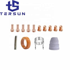 Kit de pièces de torche de découpe plasma <span class=keywords><strong>Trafimet</strong></span> S75 <span class=keywords><strong>S105</strong></span>, électrode Pr0117 pour cuivre/acier/aluminium, OEM disponible - Product Image 2
