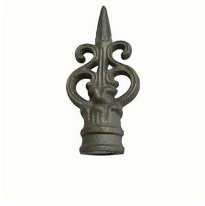 Pagar Besi cor Ornamental, bagian pelindung rel Anti memanjat untuk pagar pertanian, desain tombak besi tempa - Product Image 2