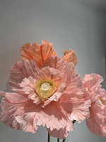 L-GF décoration de scène de fond de fête de mariage personnalisée grande fleur papier soie fleurs géantes artificielles