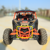 Gril Radiator Depan Cocok untuk Can Am Maverick X3/X3 MAX 2017 2018 # 705012694
