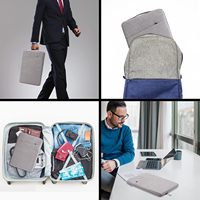 Housse pour ordinateur portable personnalisée OEM 13 pouces/14-15.4/15.6 pouces antichoc sac d'ordinateur voyage pour Macbook sac de protection pour ordinateur portable