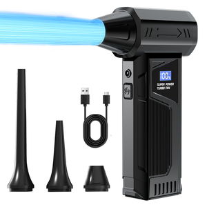 Souffleur d'air électrique haute vitesse avec ventilateur turbo, dépoussiéreur pour le nettoyage électronique, outil portable de dépoussiérage pour les équipements de bureau - Product Image 1