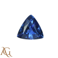 Saphir bleu naturel en gros, pierre libre de forme trillion, pierre précieuse facettée pour la fabrication de bijoux, de 1 mm à 8 mm, certifié