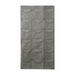 Amz Hot 14 Pocket Foldable Grey Hat Organizer Round <b>Baseball</b> <b>Cap</b> Display Rack <b>Storage</b> Functional Felt Hat Rack - Product Image 5