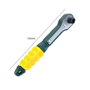 Adjustable Ratchet Wrench Set Metric Serrated Jaw Anti-Slip Handle Diy Household Tool - Product Image 4