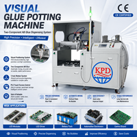 Máquina de envasado visual de pegamento AB totalmente automática, sistema de mezcla de adhesivo de dos componentes con tecnología de posicionamiento por visión CCD