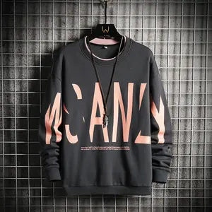 ANSZKTN Áo Nỉ Thể Thao Thường Ngày Mùa Xuân Thu Cho Nam Bộ Áo Thun Áo Thun Dài Tay Cổ Tròn Áo Hoodie Áo Len