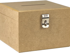 Moderna Hucha de Ahorro de Dinero Portátil, Resistente al Fuego y al Agua, de MDF AHMH de Alta Calidad, para Planificar Presupuesto - Product Image 1