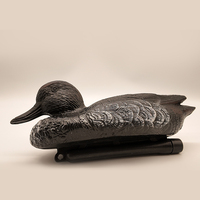Décoys de canard, caille et canard-vert gonflables électriques en plastique durable pour la chasse en extérieur