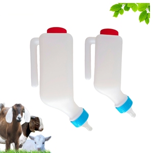 Biberon suspendu pour agneaux 500ml/800ml, biberon d'allaitement pour petits animaux <span class=keywords><strong>avec</strong></span> tétine souple, pour chèvres, veaux, bovins - Product Image 1