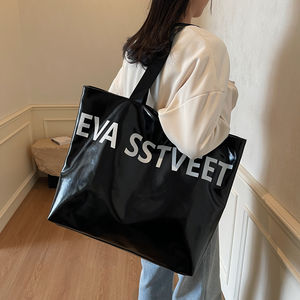 <span class=keywords><strong>Sac</strong></span> fourre-tout à bandoulière de style étranger avec lettres de grande capacité <span class=keywords><strong>Sac</strong></span> à main de style étranger de haute qualité à la mode et polyvalent Exclusif - Product Image 4