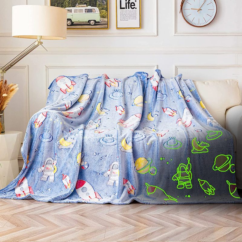 Factory Directly Blue Universe Pattern Cozy