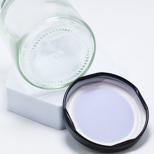 Oferta Especial: Frascos de Vidrio Transparentes de Boca Ancha para Conservas, Miel, Mermelada, Encurtidos y Salsas, con Tapa Metálica, 250 ml, 500 ml, 8 oz, 16 oz - Product Image 2
