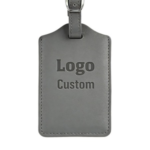 Premium Custom Luggage Tag for Travel High Quality PU Leather Suitcase Tags for Trip Wedding Promonitons - Product Image 1