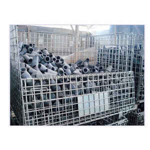 مستودع بكرة قماش شبكي الأرفف الصلب رافعة شوكية قفص التراص حاوية قفص - Product Image 6