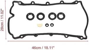 ปะเก็นฝาปิดวาล์วเครื่องยนต์077198025A สีดำสำหรับ RS6รถ Audi A6 A8 S6 S8 VW Touareg 4.2L V8ปะเก็นฝาสูบ - Product Image 4