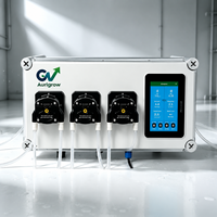 Contrôleur de dosage automatique de nutriments hydroponiques, équipement intelligent de régulation du pH-EC, pompe de fertigation pour l'irrigation des serres agricoles