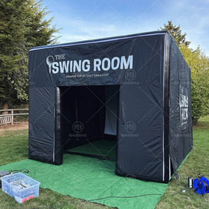 Tente mobile d'extérieur gonflable portable pour le golf, idéale pour l'entraînement, les fêtes et les événements d'entreprise NB-IST029 Simulateur de golf gonflable - Product Image 1
