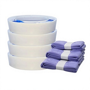 Diaper Pail Refill Ring Folded Films Nappy Bin Refill Sacks <strong>Tippee</strong> Refill Cassette Disposable Odor Control CE Certified HDPE - Product Image 1