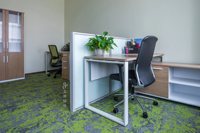 Office Workstation Panel Easy Installation Modular Shipping Privacy Space Mueble De Glass Panel Half Wall