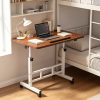 Bureau de travail portable, pliable, ergonomique, réglable en hauteur, convertible, pivotant, durable, écologique, en bois