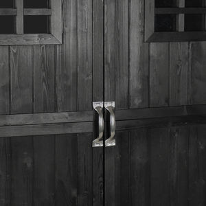 Paquet <span class=keywords><strong>plat</strong></span> verrouillable petit balcon en <span class=keywords><strong>bois</strong></span> de cèdre imperméable à l'eau arrière-cour patio <span class=keywords><strong>abri</strong></span> à outils de <span class=keywords><strong>jardin</strong></span> armoire de rangement extérieure - Product Image 5