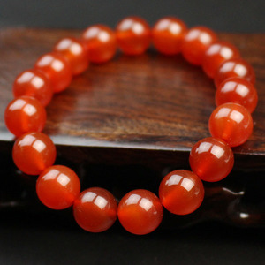 <b>Red</b> Agate <b>Bracelet</b> 23mm Ball Beads Single Loop Unisex Jewelry Gift Hangzhou Origin - Product Image 3