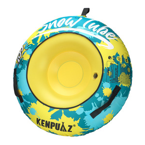 Tube à neige gonflable Kenpulz pour enfants, pour les sorties hivernales en plein air avec boucles de remorquage - Product Image 1