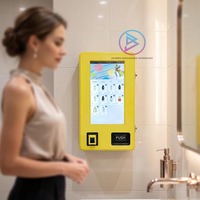 Máquina expendedora de juguetes para adultos independiente con pantalla táctil de 32 pulgadas, 10 o 15 compartimentos, alta capacidad y pago con código QR.