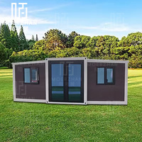 Maison Conteneur 3 Chambres Une Salle de Bain Luxe 20 40ft Maisons Conteneurs Pliables Préfabriquées à Vendre