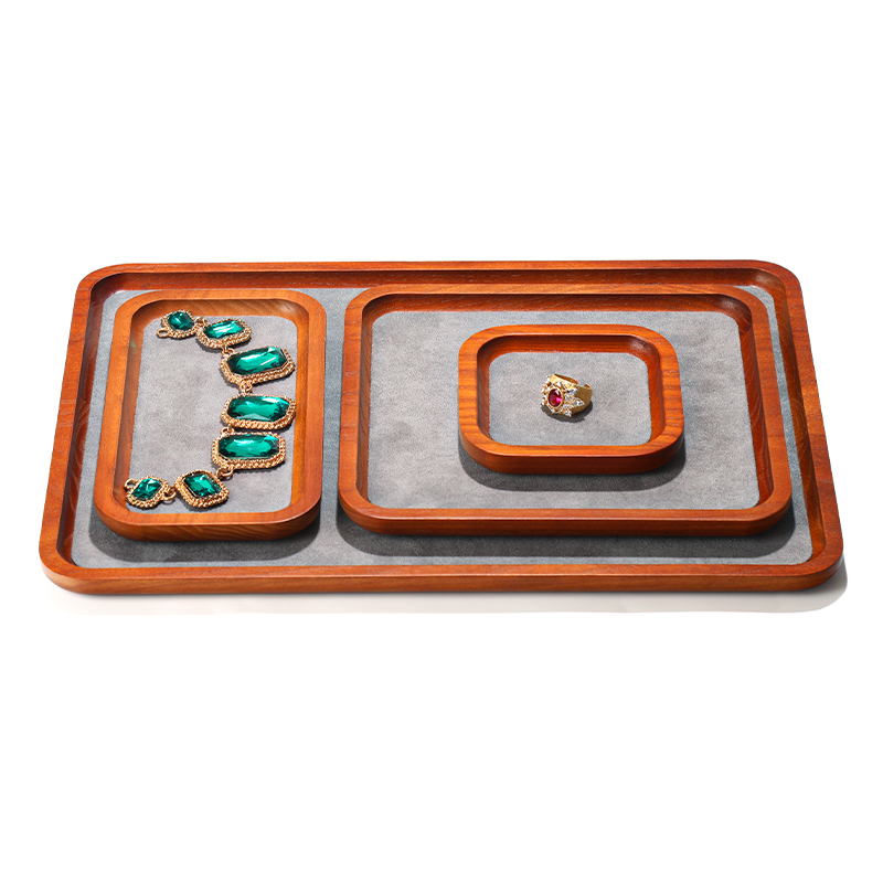 Gray set trays