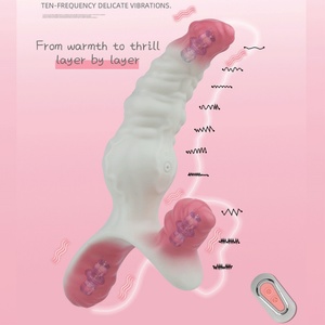 10 Modes <b>Remote</b>-<b>controlled</b> <b>Vibrator</b> Heating Head A-spot Stimulate Silicone <b>Vibrator</b> Girl Masturbator Lesbian Sex Toys Wholesale - Product Image 4