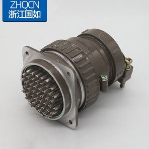 P60K4Q P60J4A 47 Core <b>Circular</b> Connector Female Socket Receptacle Bakelite Shell Copper Contact - Product Image 5