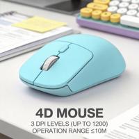 Harga Grosir Produsen OEM Keyboard Mini Ergonomis Nirkabel Dual-Mode Biru 85-Tombol + Mouse 4D Bertenaga Baterai