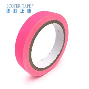 Color UV Fluorescent Cloth Tape 24mm Film And Television Crew Matte Cloth Tape Stage Positioning Mark