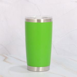 Vaso Blanco de 20 oz, Metálico, Aislado al Vacío de Doble Pared, con Recubrimiento en Polvo Mate, a Prueba de Fugas, Libre de BPA, ASM25 - Product Image 5