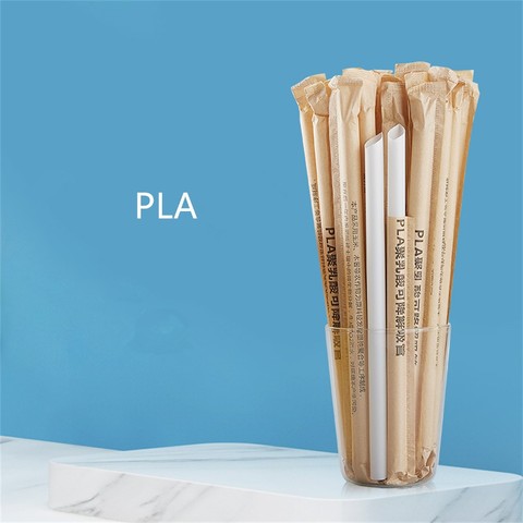Composable Straight Pla Straw For Drinking Green Tea