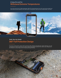 Ulefone <span class=keywords><strong>Armor</strong></span> สมาร์ทโฟนทนทาน<span class=keywords><strong>3W</strong></span>,โทรศัพท์4G คู่10300MAh แบตเตอรี่6GB + 64GB แอนดรอยด์5.7นิ้ว - Product Image 6