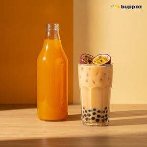 Sirop de fruit de la passion pour bubble tea, bouteille de 5 kg, vente en gros - Product Image 5