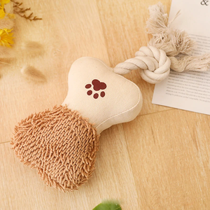 Fabricant en gros de jouets à mâcher pour chiens mignons, ensemble de jouets en peluche en coton doux avec résistance aux morsures pour le jeu quotidien des animaux de compagnie - Product Image 4