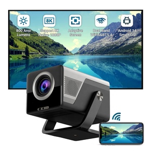Hotack, novedad, proyector de cine en casa X7AR Full HD, proyector de cine portátil Mini Video 4K, Proyector Inalámbrico LCD inteligente Android - Product Image 1