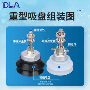 SMC High-Load Robotic Arm Accessories Heavy-Duty HB40/50 Suction Cup Assembly Vacuum Lifter with High-Torque Heavy-Duty Fittings - Product Image 2