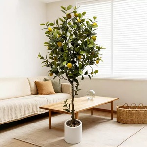 Offre Spéciale : Arbre <span class=keywords><strong>Citronnier</strong></span> Artificiel Haut de Gamme, Écologique, Style Moderne, Résistant aux UV, Simulation de Verdure, en <span class=keywords><strong>Pot</strong></span> en Plastique - Product Image 3